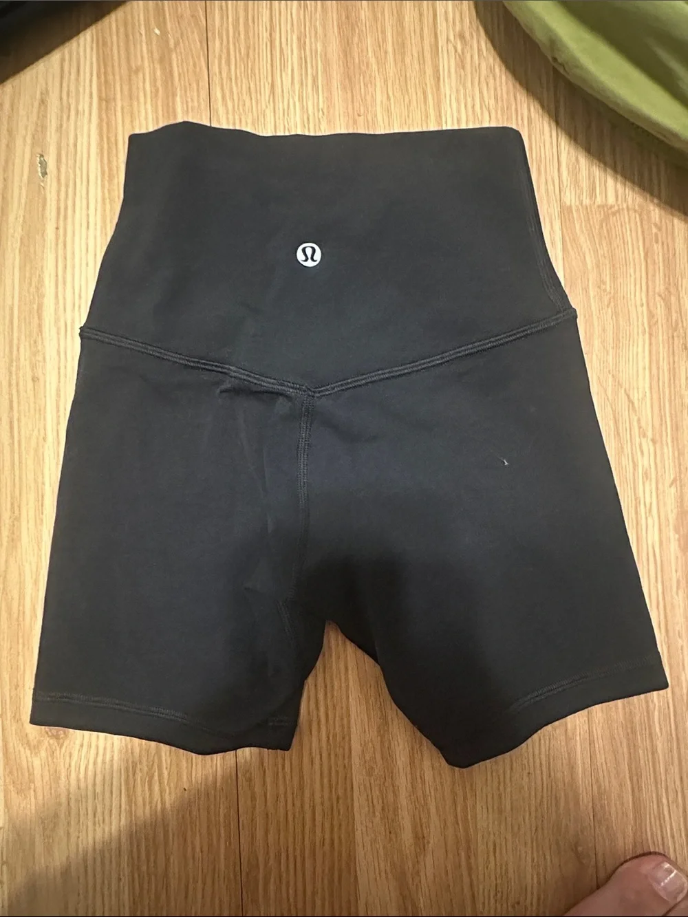 lululemon athletica Black High-Waist 6” Align Bike Shorts